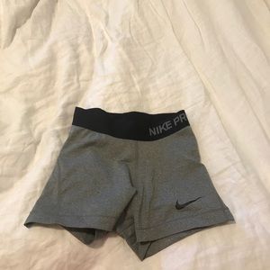Nike pro spandex shorts